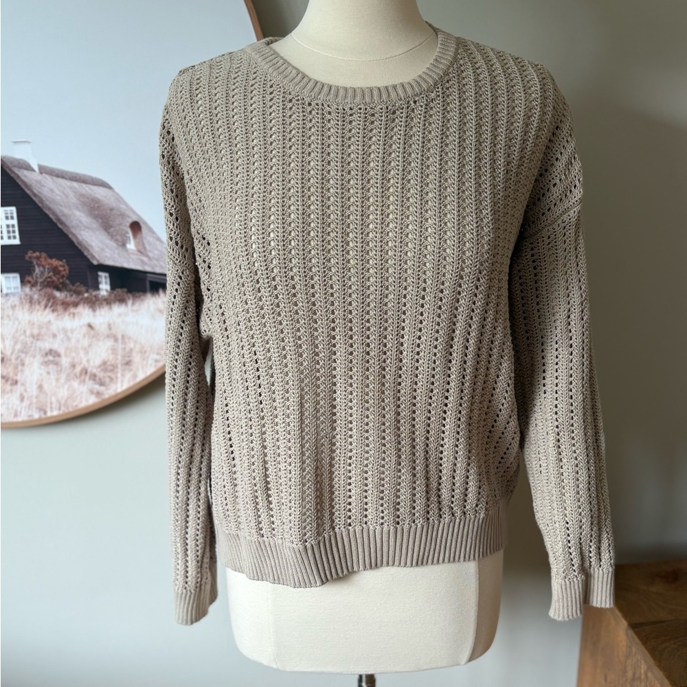 DKNY Jeans NWOT Open Knit Sweater
